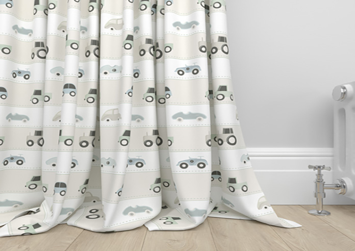 Brum Brum, Stone - Made to Measure Curtains - Image 6